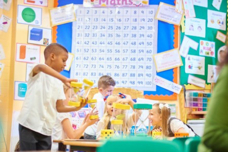 Children doing maths