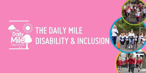 The Daily Mile Disability and Inclusion banner