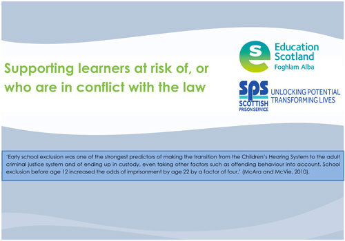 Cover of Supporting learners who offend, or who are at risk of offending