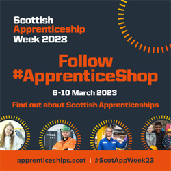 Scottish Apprenticeships Week poster