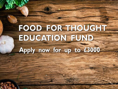 Banner for Food for Thought Education Fund 2022 - 2023