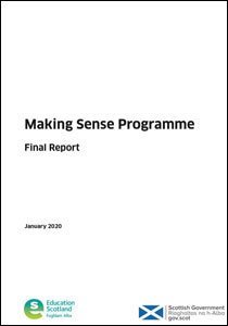 Cover of Making Sense Programme Report 2020