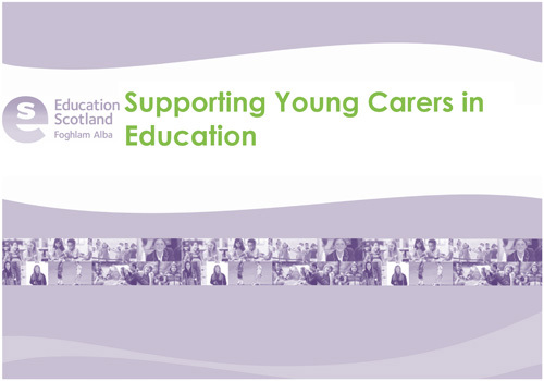 Cover of Supporting Young Carers booklet