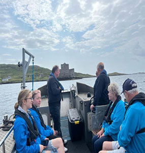 A successful funding application to Dunbar area partnership for £3500 enabled the trip to Barra to go ahead.