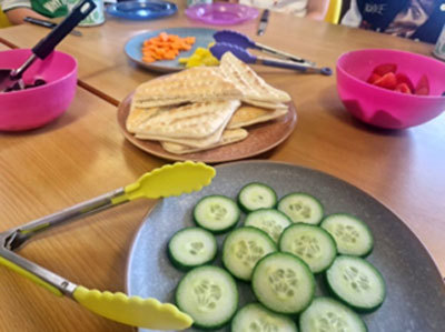 Photo of vegetables on plates