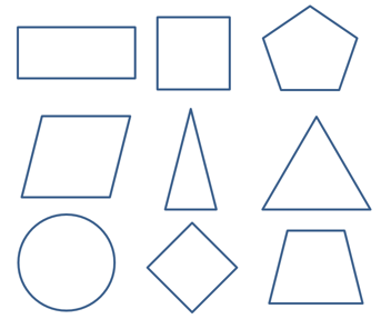 symmetric shapes